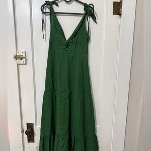 Dark Green Dress